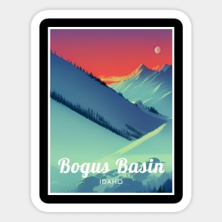 Bogus Basin Idaho United States ski Sticker